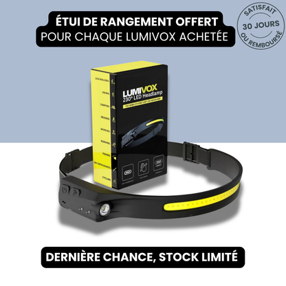 Lumivox éclaire vos mouvements et vous redonne le contrôle, même dans le noir